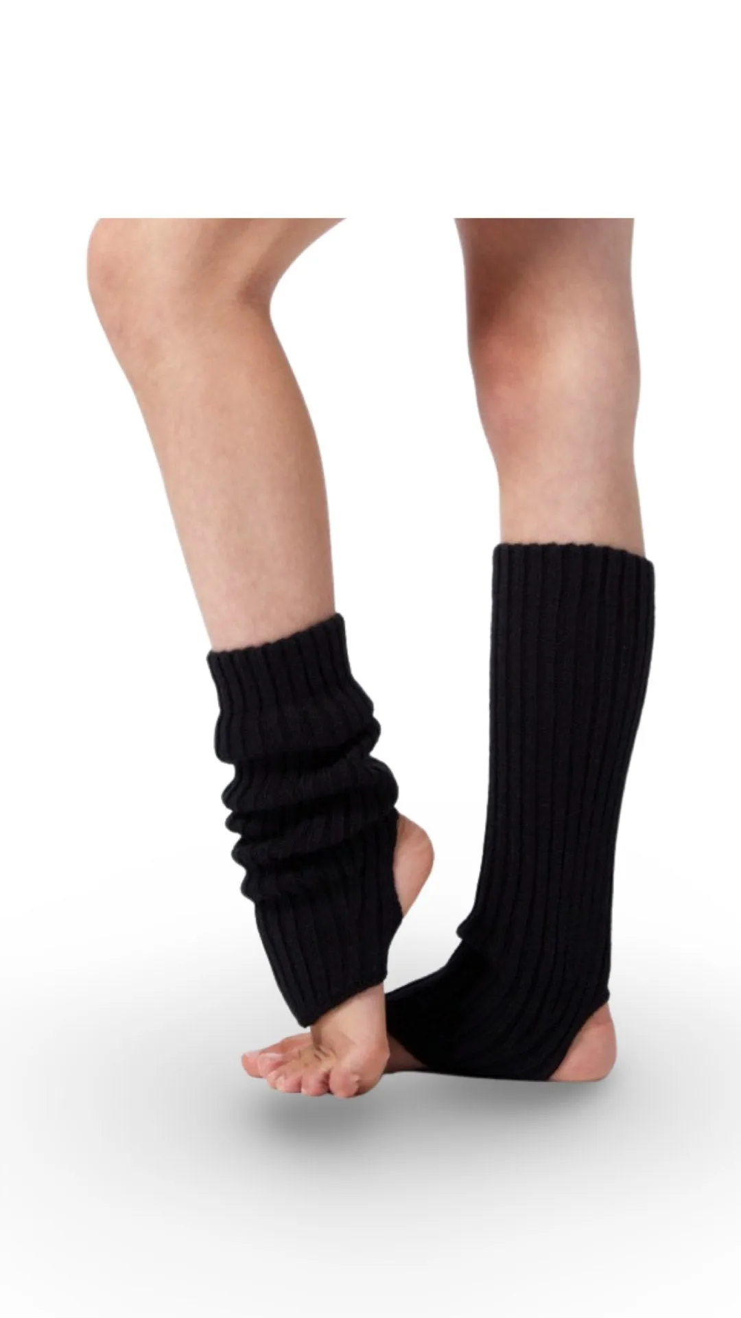 Ankle Leg Warmers Black