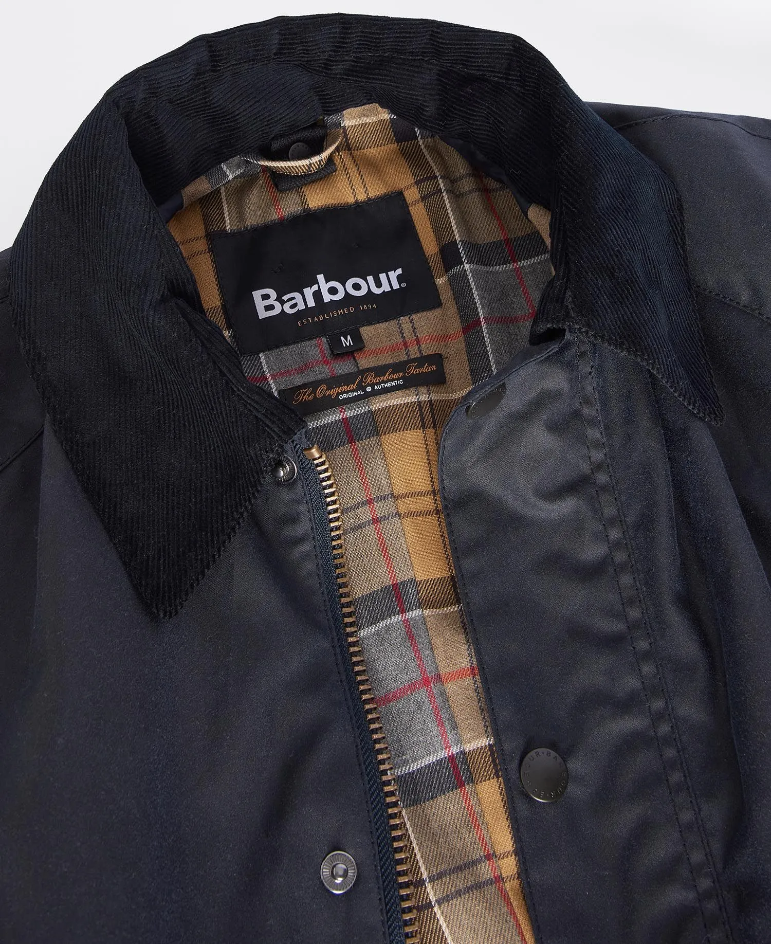 Barbour Coat Ashby Wax Navy