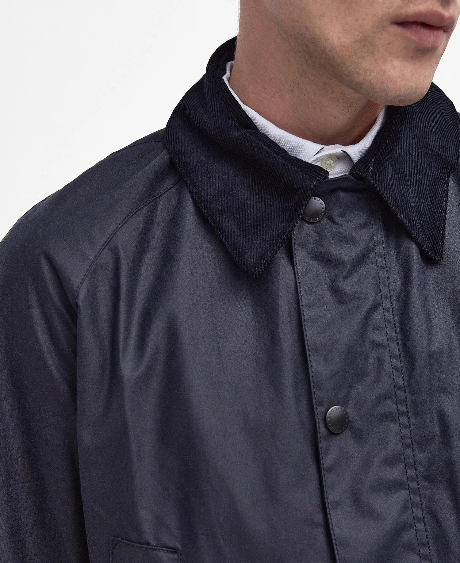 Barbour Coat Ashby Wax Navy