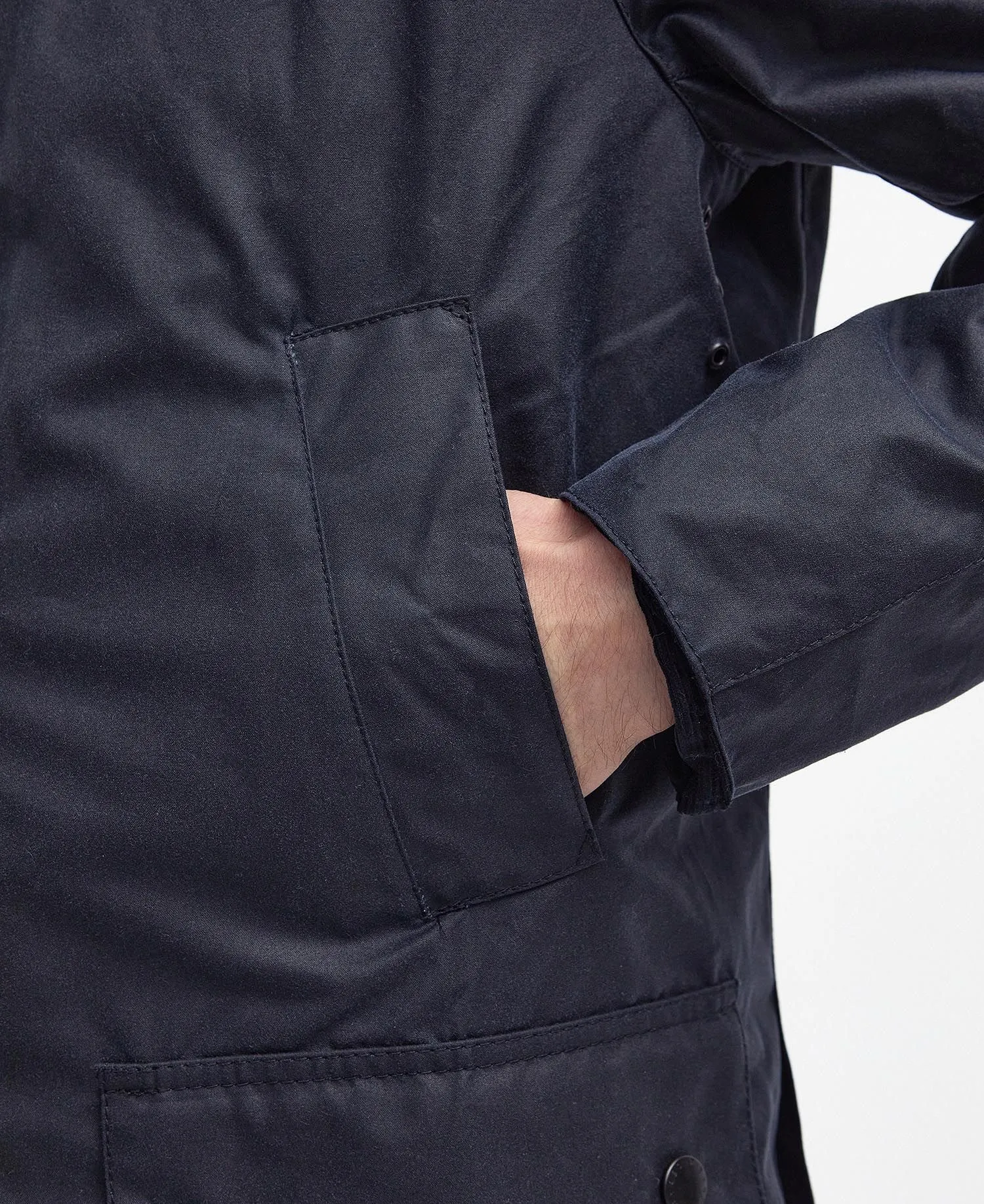Barbour Coat Ashby Wax Navy