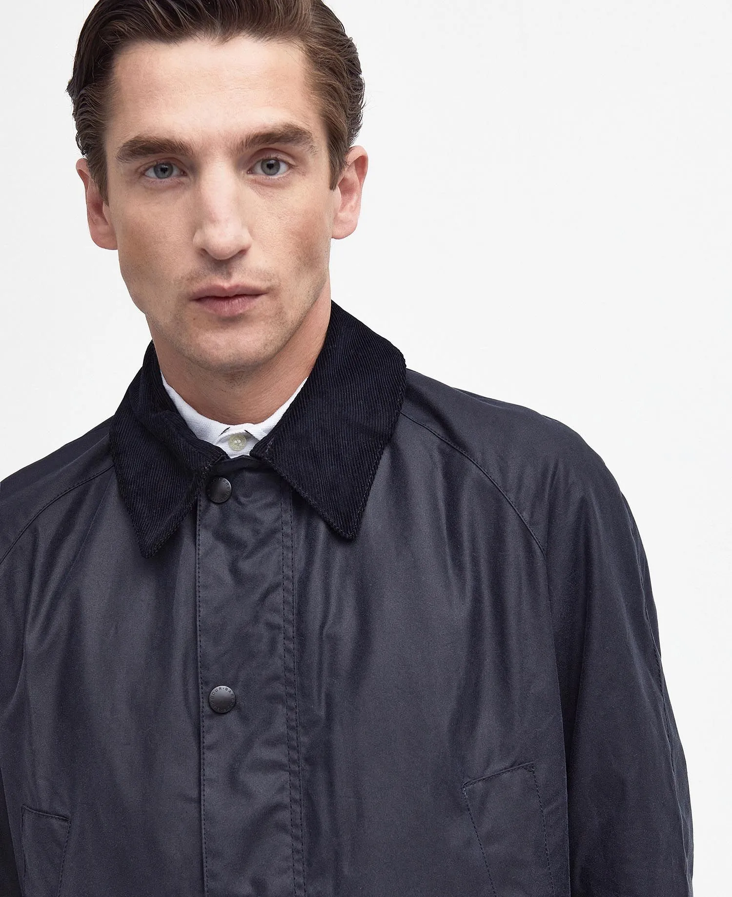 Barbour Coat Ashby Wax Navy