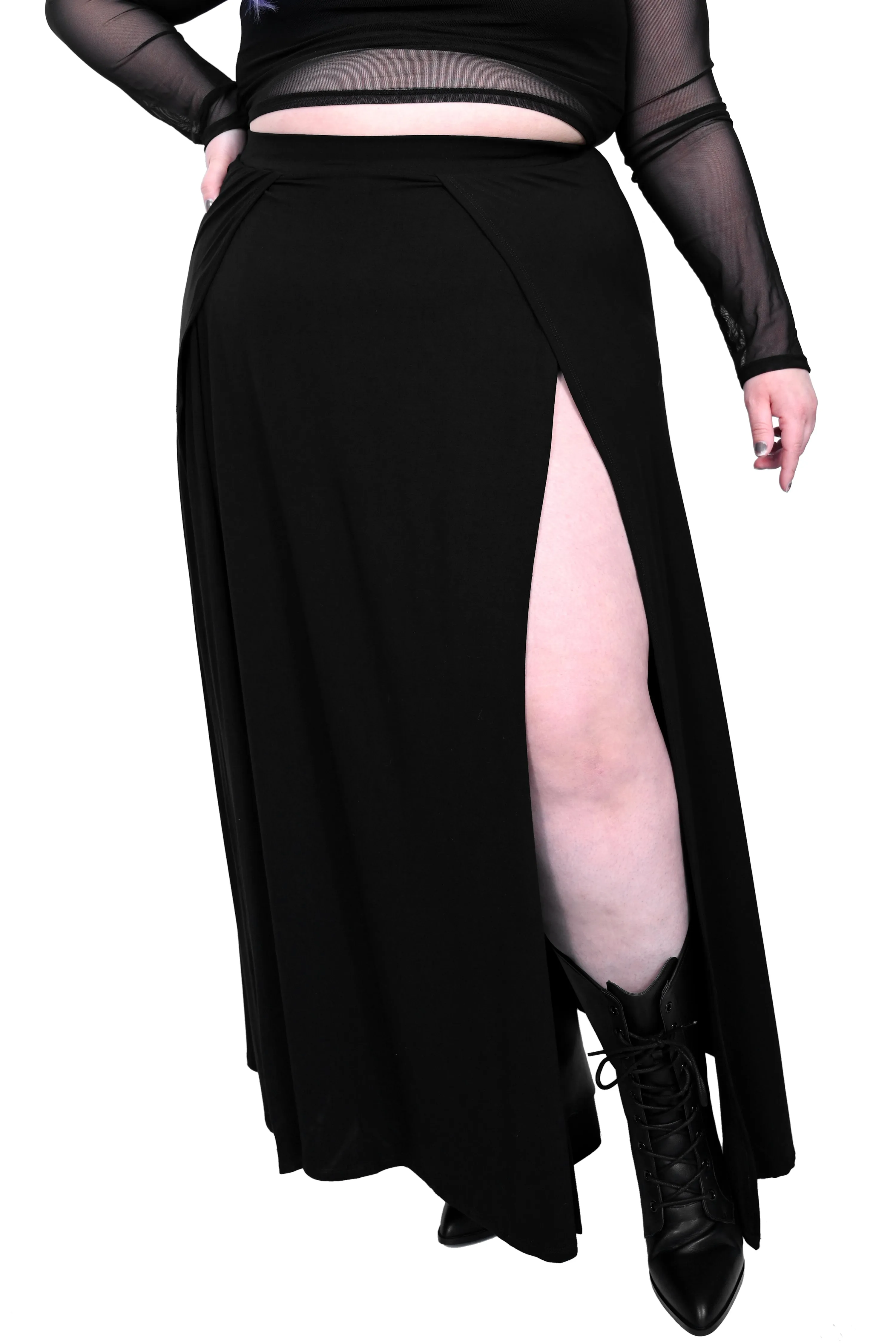 Darla Maxi Skirt With Built in Shorts