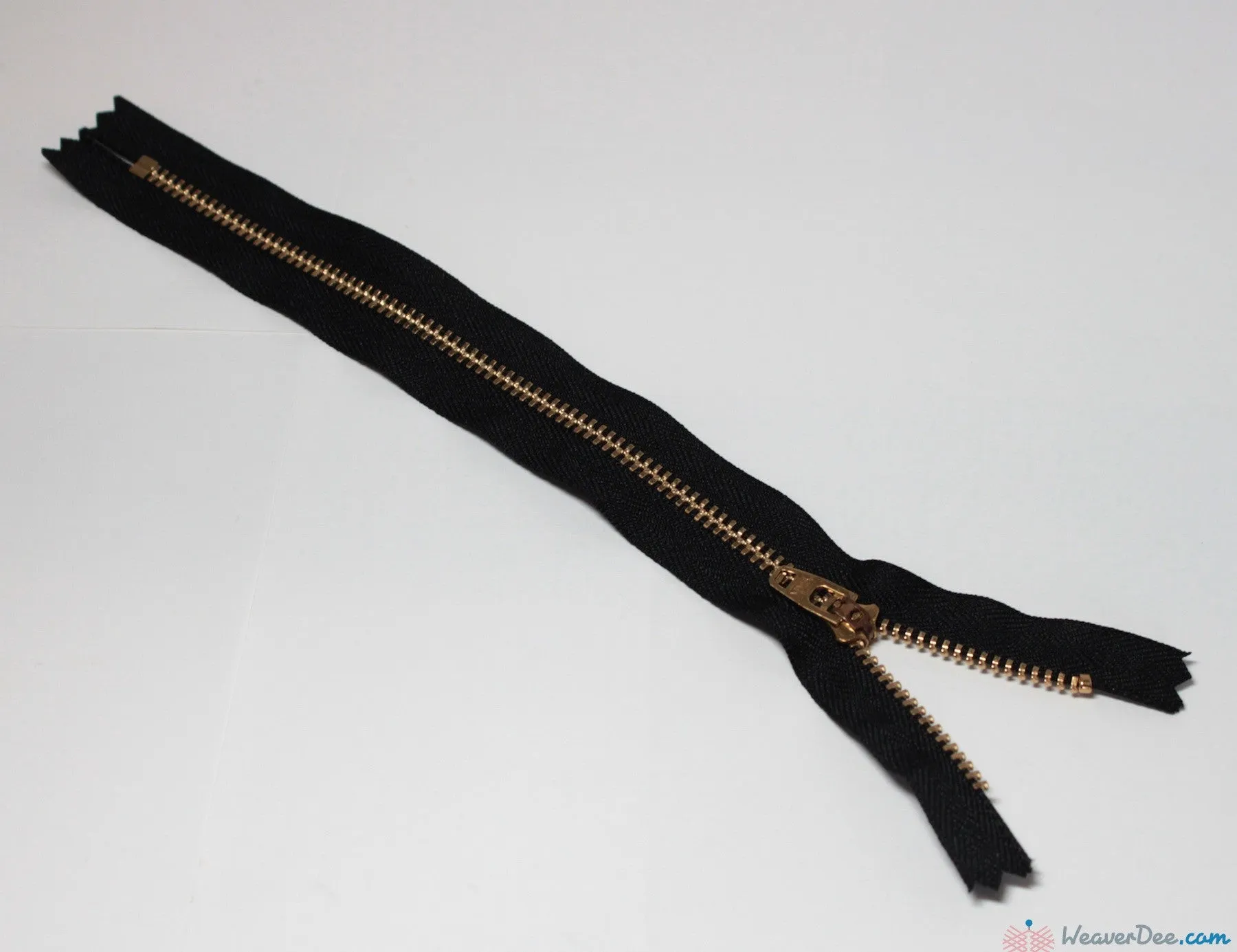 Jeans Zip / Brass Teeth [580 Black]