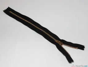 Jeans Zip / Brass Teeth [580 Black]