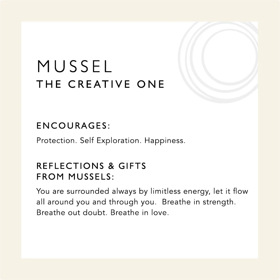 Miracle Beach Mussel Shell Pendant (Duo)