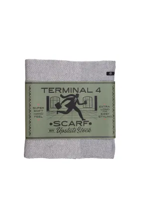 NEW Fog Merino Wool and Recycled Polyester Terminal 4 Scarf